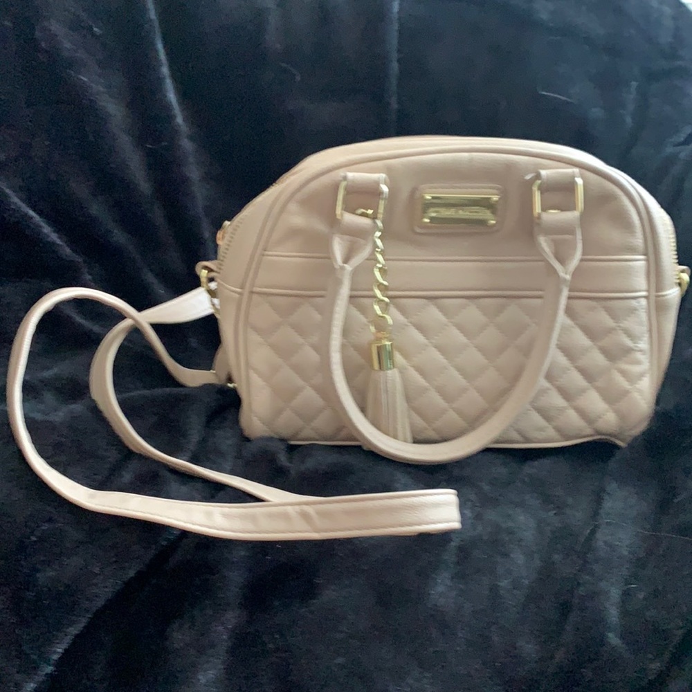 Vintage Y2K Steve Madden Quilted purse - 90’s style - cream color